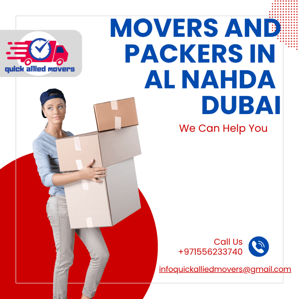 movers and packers in al nahda Dubai